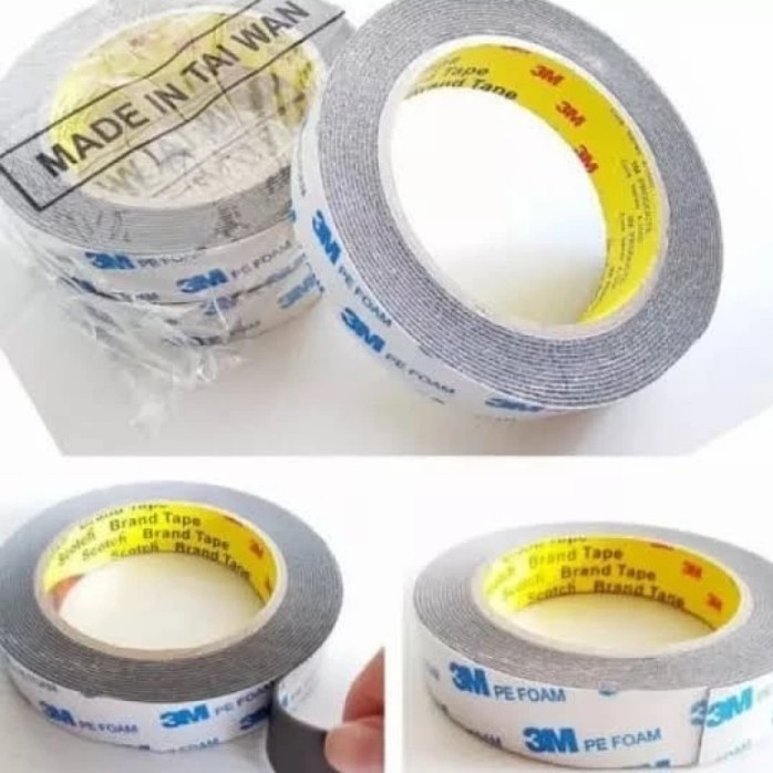 

Isolasi Bolak Balik 3M Double Tape Foam 3 M Lebar 2 Cm Putih Original