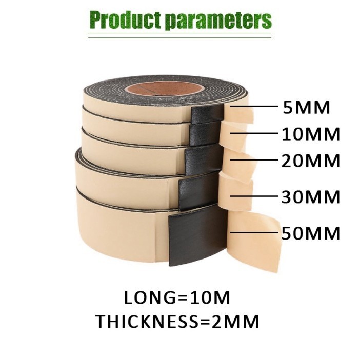 

10M Eva Foam Tape I Single Tape I Busa Perekat Satu Sisi Door seal