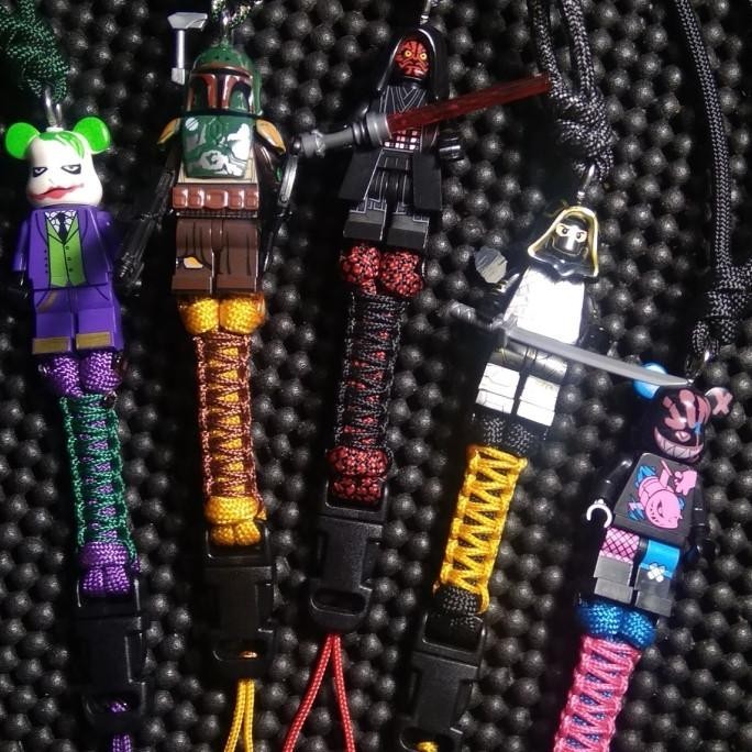 

Lanyard Lego Paracord | Lanyard Id Card | Tali Paracord | Logo Brick Kualitas Premium