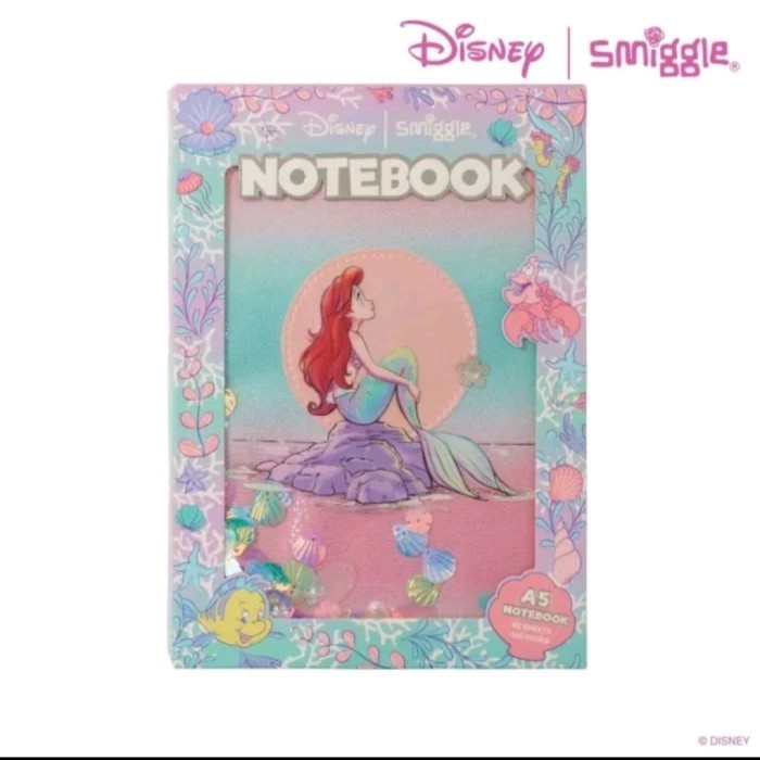 

Smiggle Notebook Ariel/ Ori/ Kado