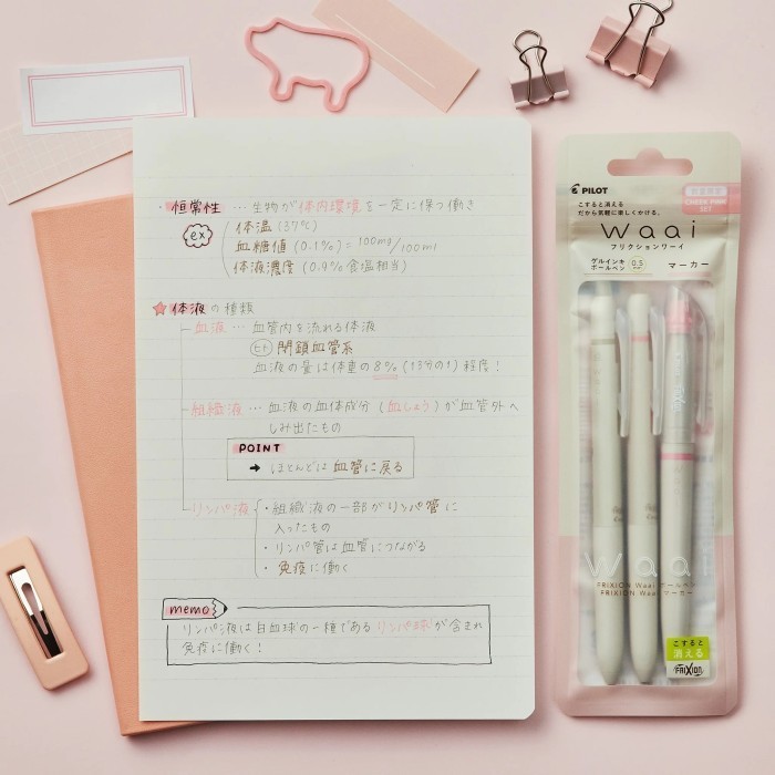 

Pilot FriXion Waai Series Erasable Pen + Marker Ink Limited Edition