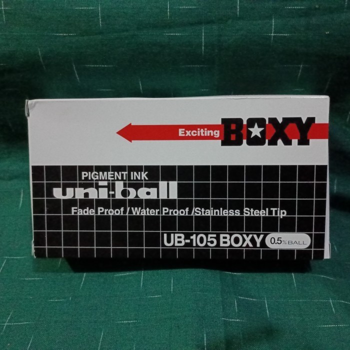 

ballpoint boxy 105 uniball 12 pcs