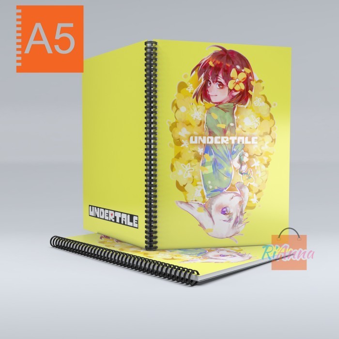 

A5 Spiral Notebook Undertale v2