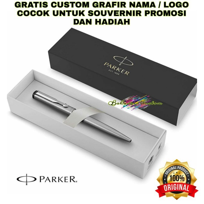 

PULPEN PARKER ORIGINAL GRATIS CUSTOM GRAFIR NAMA ATAU LOGO ANDA
