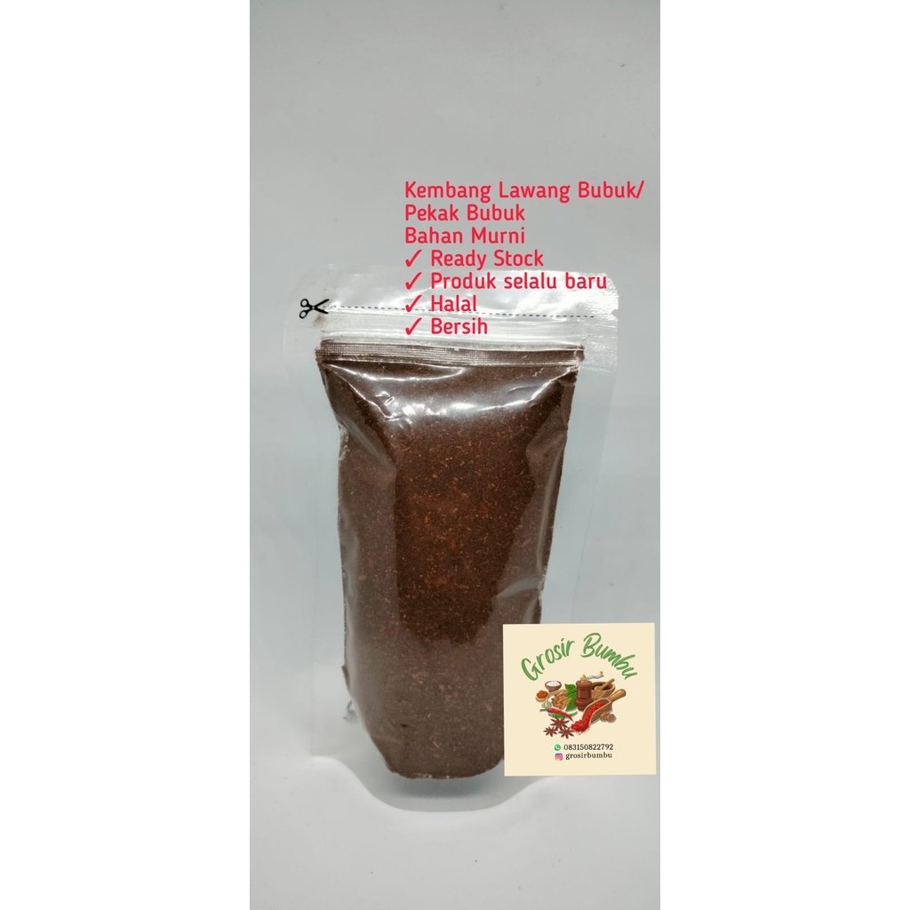 

Kembang Lawang bubuk/ star anise powder 500gr