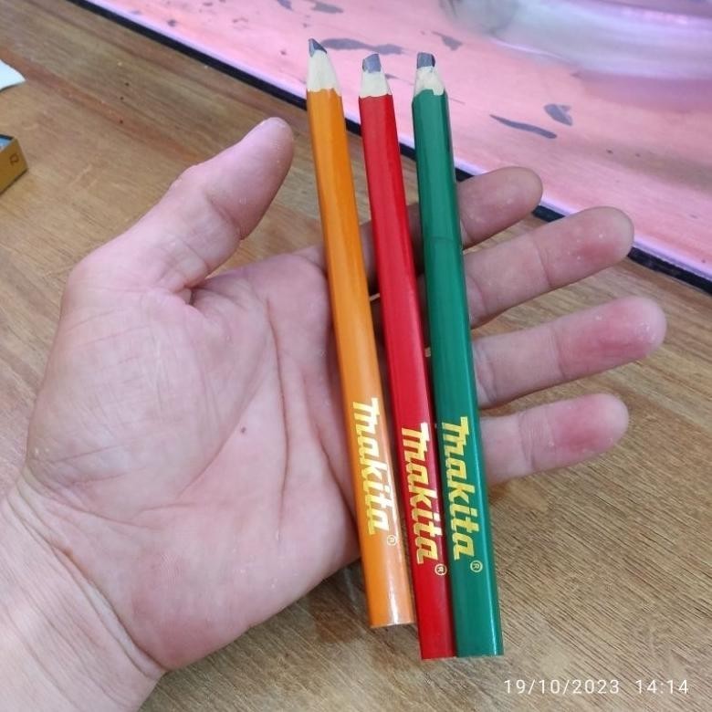 

Pensil Makita Panjang 18Cm / Pensil Tukang Merk Makita Asli Q71