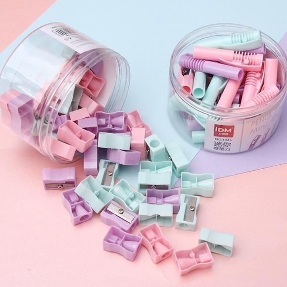 

Mini Pensil Sharpener Macaron Color / Rautan Asahan Kecil Warna Pastel Macaron Q83