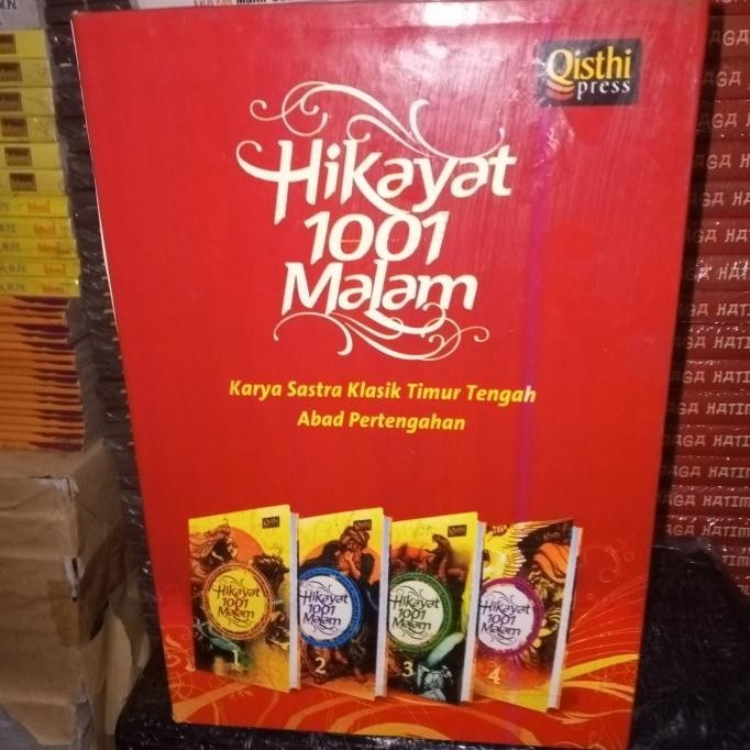 Buku Hikayat 1001 Malam Set 4 Buku + Kotak Qisthi Press Kualitas Premium