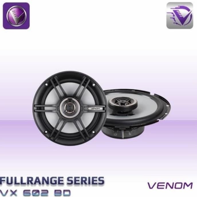 Speaker Venom VX 602 BD / Speaker Coaxial 2 Way Venom Baby Diablo