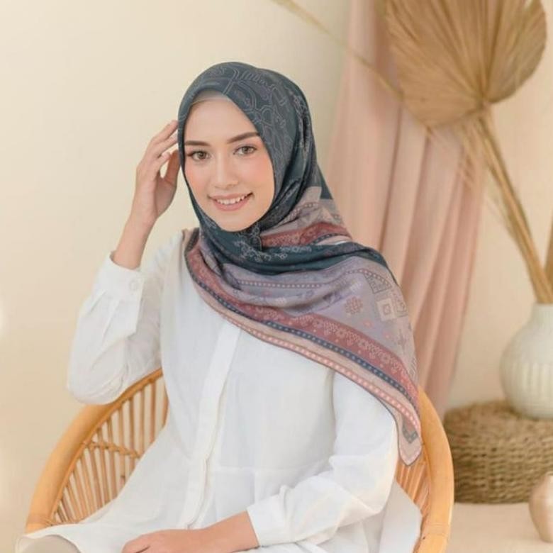 New Arrival Promo / Jini / Jilbab Voal Premium / Grosir Hijab / Hijab Segi Empat / Voal Motif Premium / Denay Kw Jaminan Original