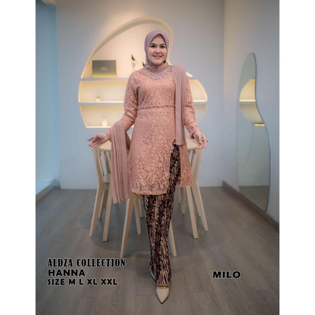 Bisa Cod Tunik Brukat Selendang - Set Kebaya Wisuda - Tunik Brukat Jumbo - Kebaya Tunik Brukat