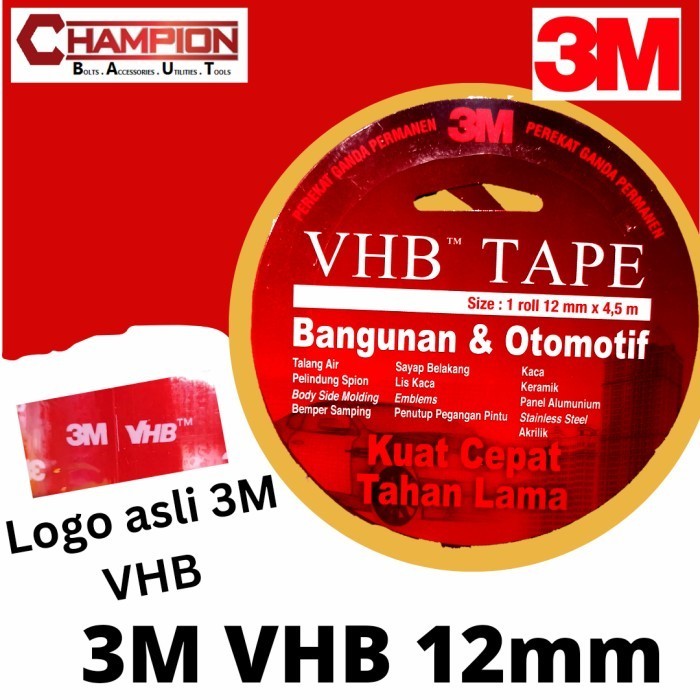 

JUAL double tape 3M VHB tipis