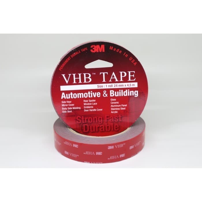 

Lem perekat Double tape 3M VHB 24mm x 4.5meter Original MURAH