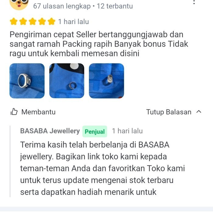 Cincin Rolex Berlian Eropa Asli / Cincin Pria Emas Asli