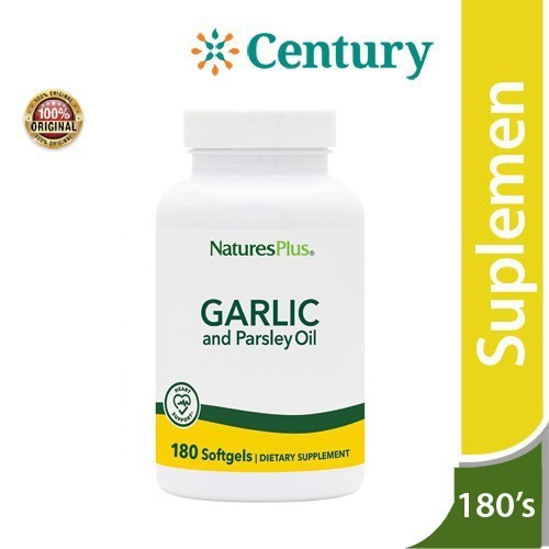 Nature'S Plus Garlic & Parsley Oil 180 Kapsul/Daya Tahan Tubuh