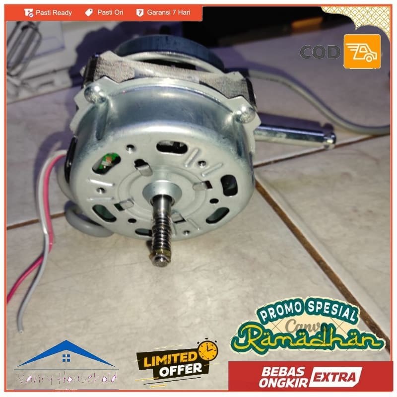 MESIN MOTOR DINAMO COSMOS STAND FAN 16 SDB KIPAS ANGIN BERDIRI ORI - PACKING KARDUS