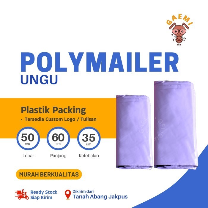 

Terlaris Polymailer Gaemi 50x60 Isi 100pcs READY STOCK! SALE