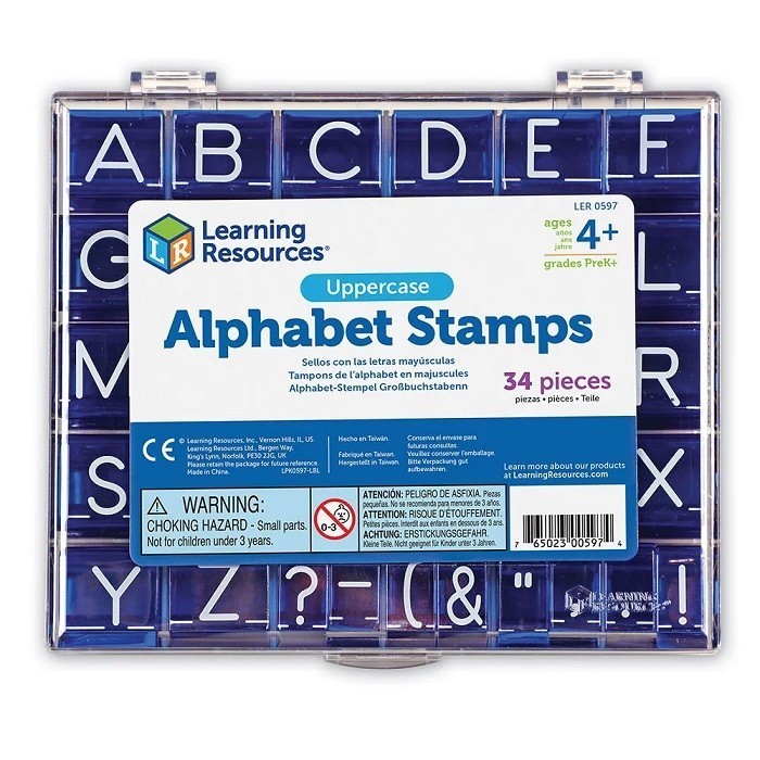 

Terlaris Learning Resources Uppercase Lowercase Alphabet Stamps Stempel Huruf SALE