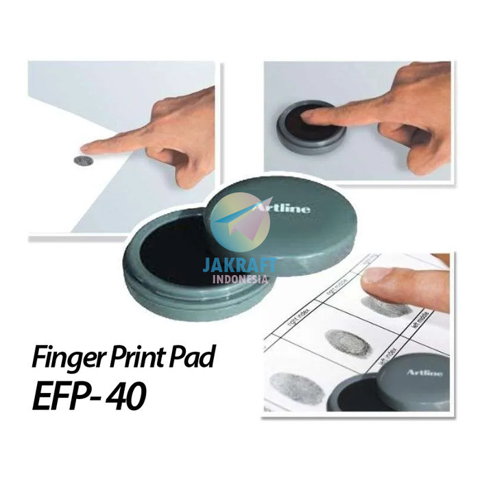 

Terlaris Bak Cap Jempol Notaris ARTLINE Fingerprint Pad EFP-40 Stempel Jari SALE