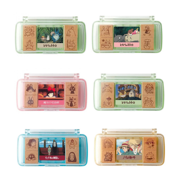 

Terlaris Mini Stamp Set Studio Ghibli Totoro Stempel Journal Limited Edition SALE