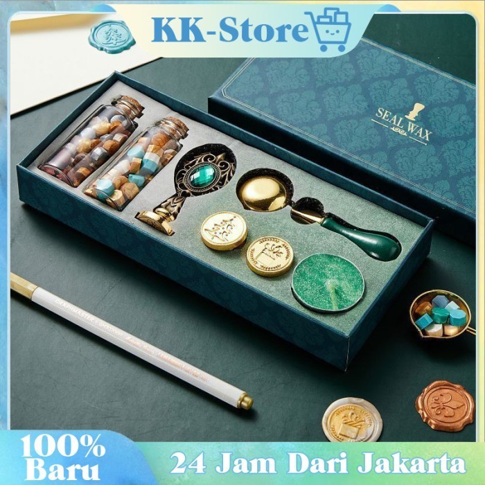 

Terlaris Seal Wax Beads Set DIY Retro Stempel Segel Lilin Undangan Pernikahan SALE
