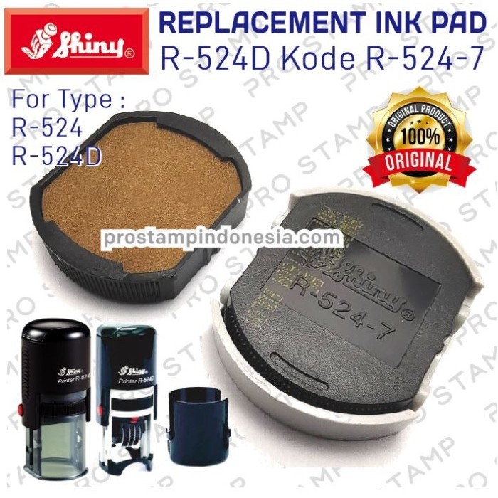 

Terlaris Replacement Ink Pad Shiny / R-512,R-520,R-524,R-532,R-538,R-542 SALE