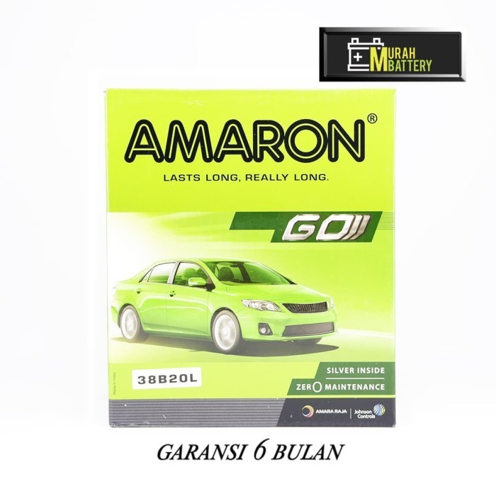 Aki Mobil Honda Mobilio Ns40Zl / 38B20L Amaron Go Aki Kering 12V / 35A