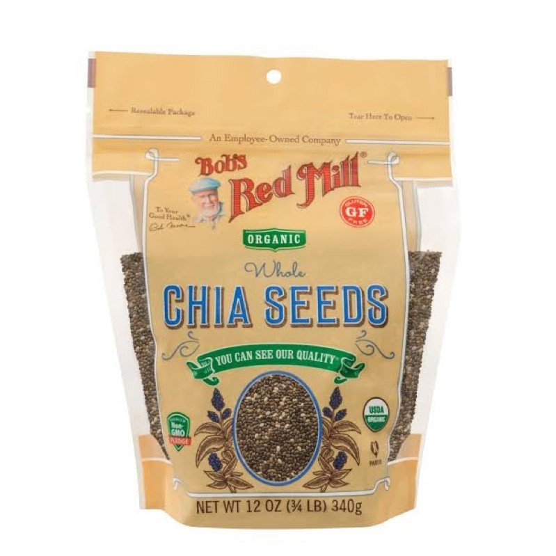 

Bobs Red Mills Chia Seeds 340g
