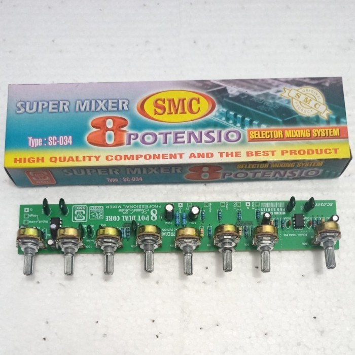 (MHL) Kit Audio Mixer 8 Potensio SMC High Quality