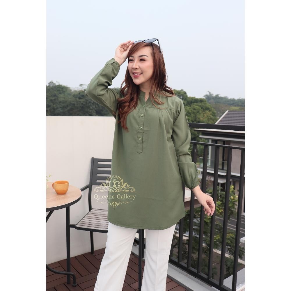 Blouse Wanita / Atasan Wanita Kekinian / Baju Wanita / Baju Atasan Wanita / Atasan Wanita Lengan Pan