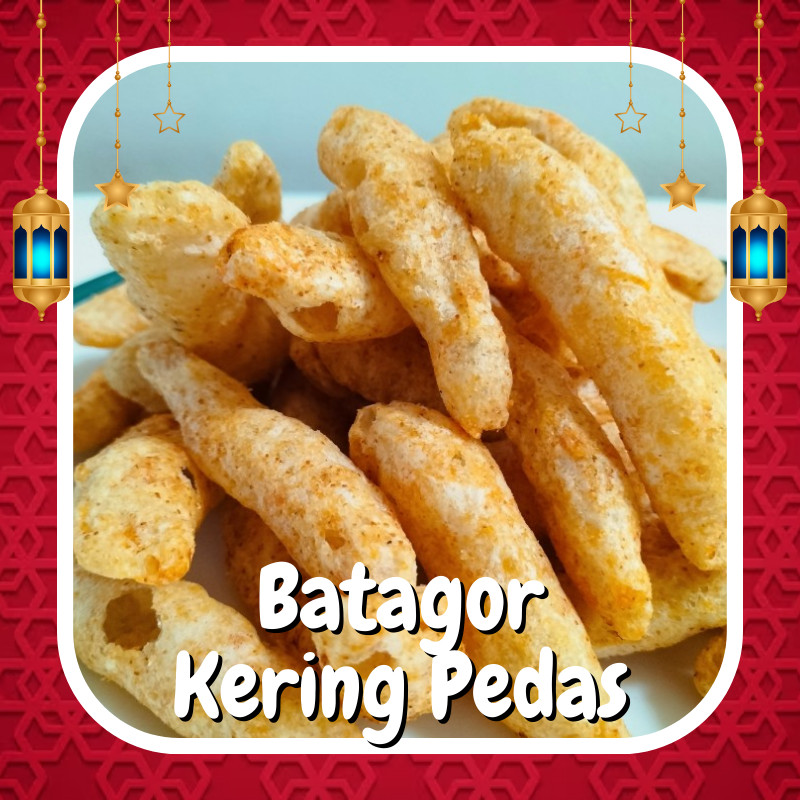 

Batagor Kering Pedas 93 gram