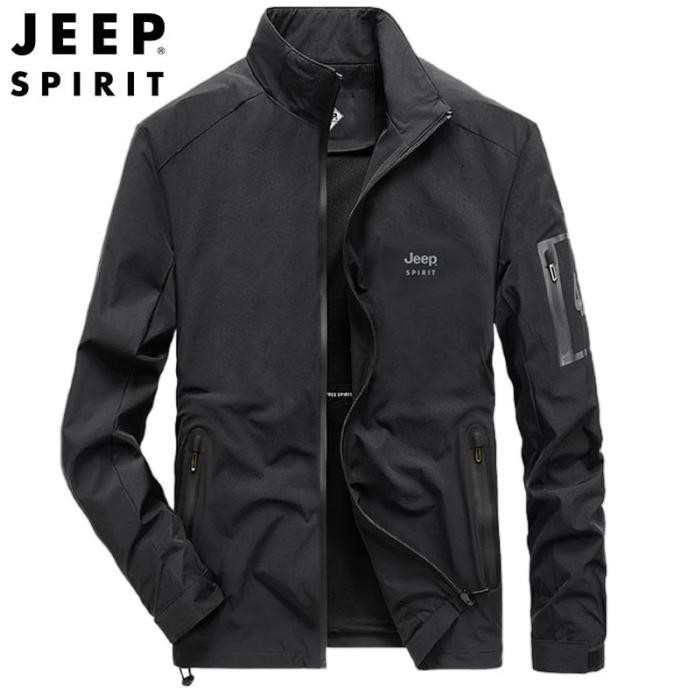 JEEP SPIRIT MEN JACKET SPRING  AUTUMN SLIM FIT CASUAL FASHION HIGH SYARIFAHKHANSA17
