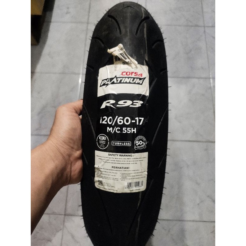 BAN 120/60-17 CORSA R93 PLATINUM RACING SOFT COMPOUND
