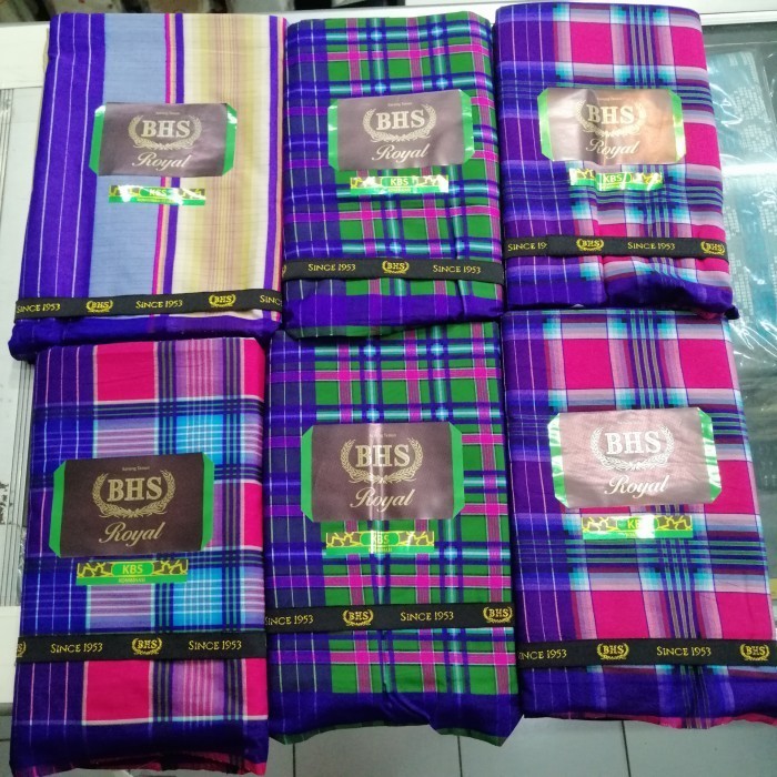 Sarung Tenun Bhs Kdt Gold Royal Sutra 50%