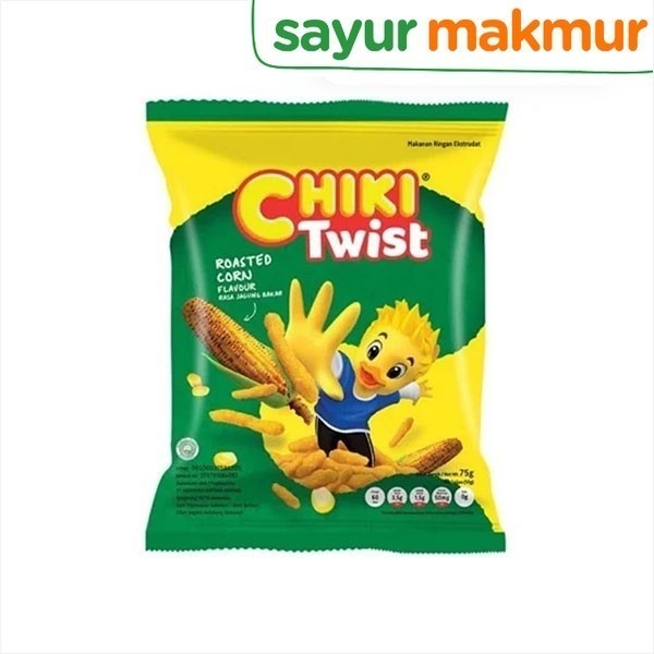 

Chiki Twist Jagung Bakar 75 gram Sayurmakmur