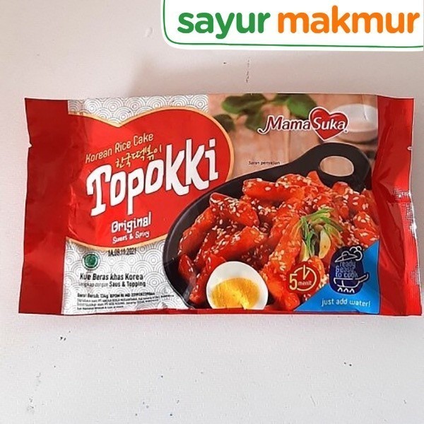 

Mamasuka Topokki Original 134 gram Sayurmakmur