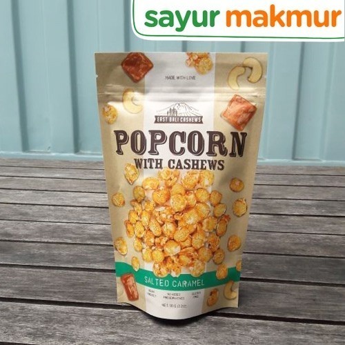 

East Bali Cashews Popcorn with Cashews Salted Caramel 60 gram Sayurmakmur
