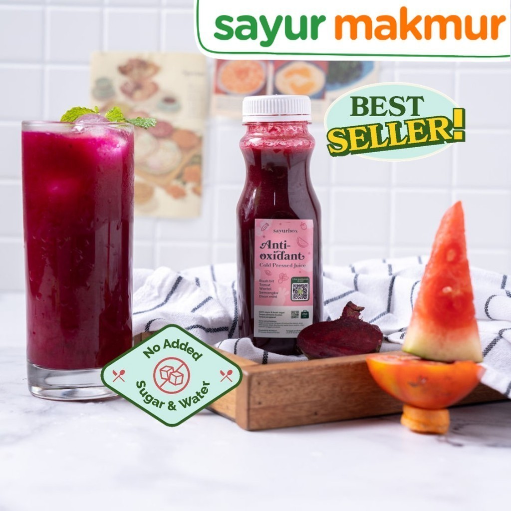 

Cold Pressed Juice Antioxidant 250 ml Sayurmakmur