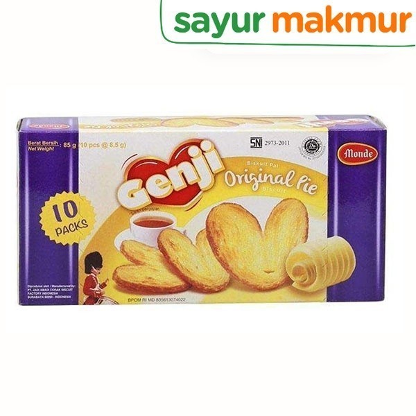 

Monde Biskuit Genji Original Pie 85 gram Sayurmakmur