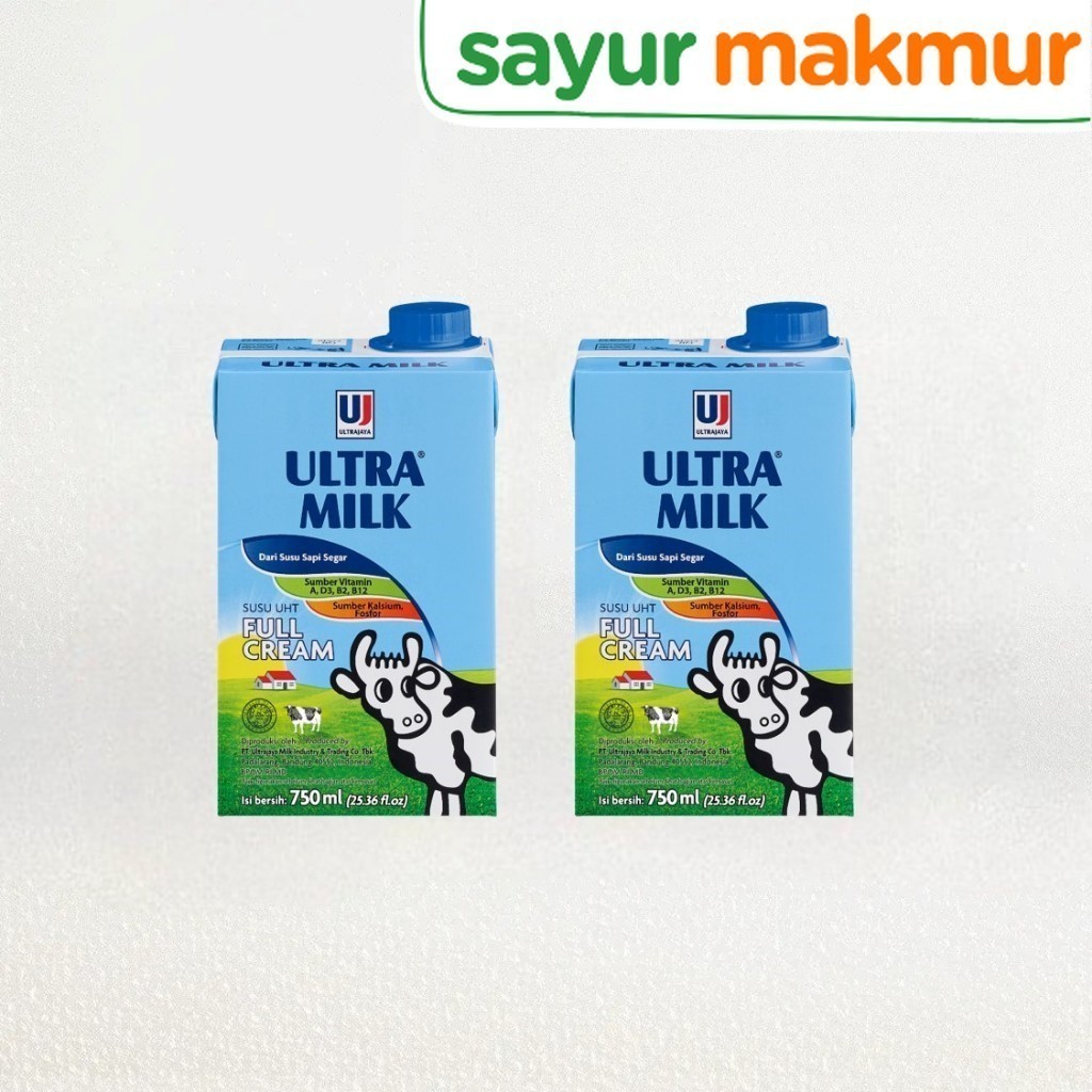 

Bundle 2 Ultra Susu UHT Full Cream 750 ml Sayurmakmur