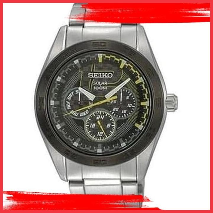 (ITP) SEIKO SOLAR SNE199P1 / SNE199 100M ORIGINAL & GARANSI