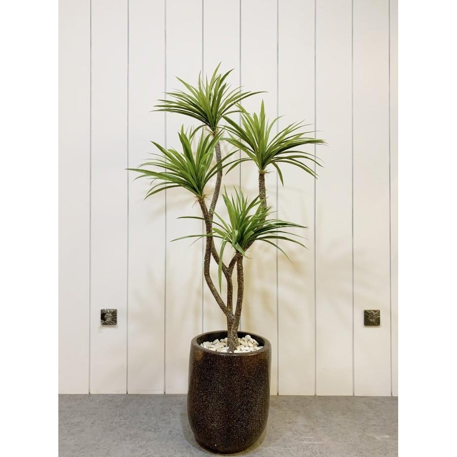 Pohon Artificial Pandan Bali Cabang 4 Batang Natural + Pot