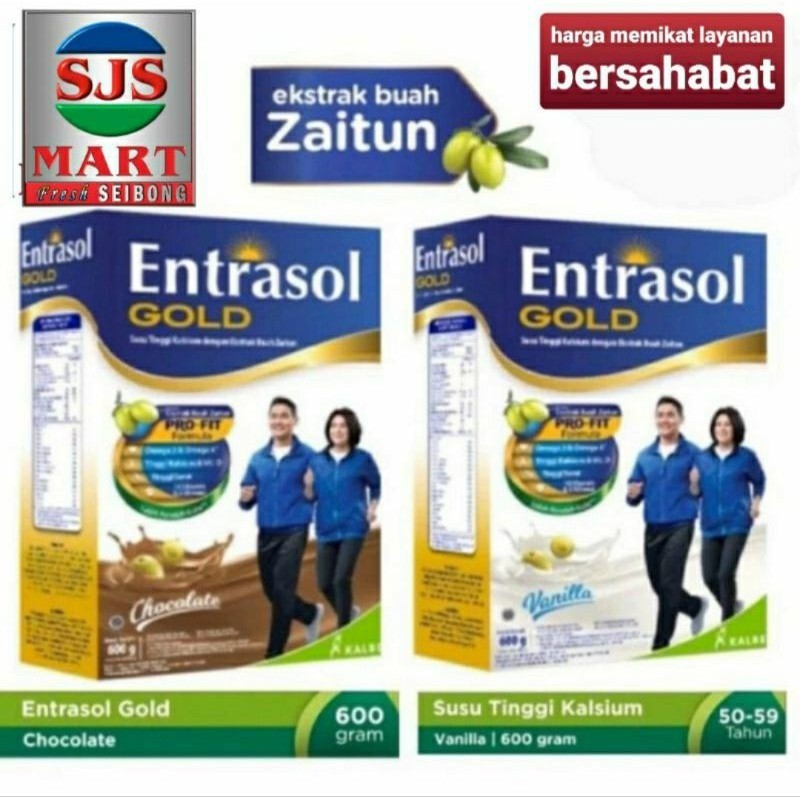 

ENTRASOL Gold 600 gr Vanila-Coklat