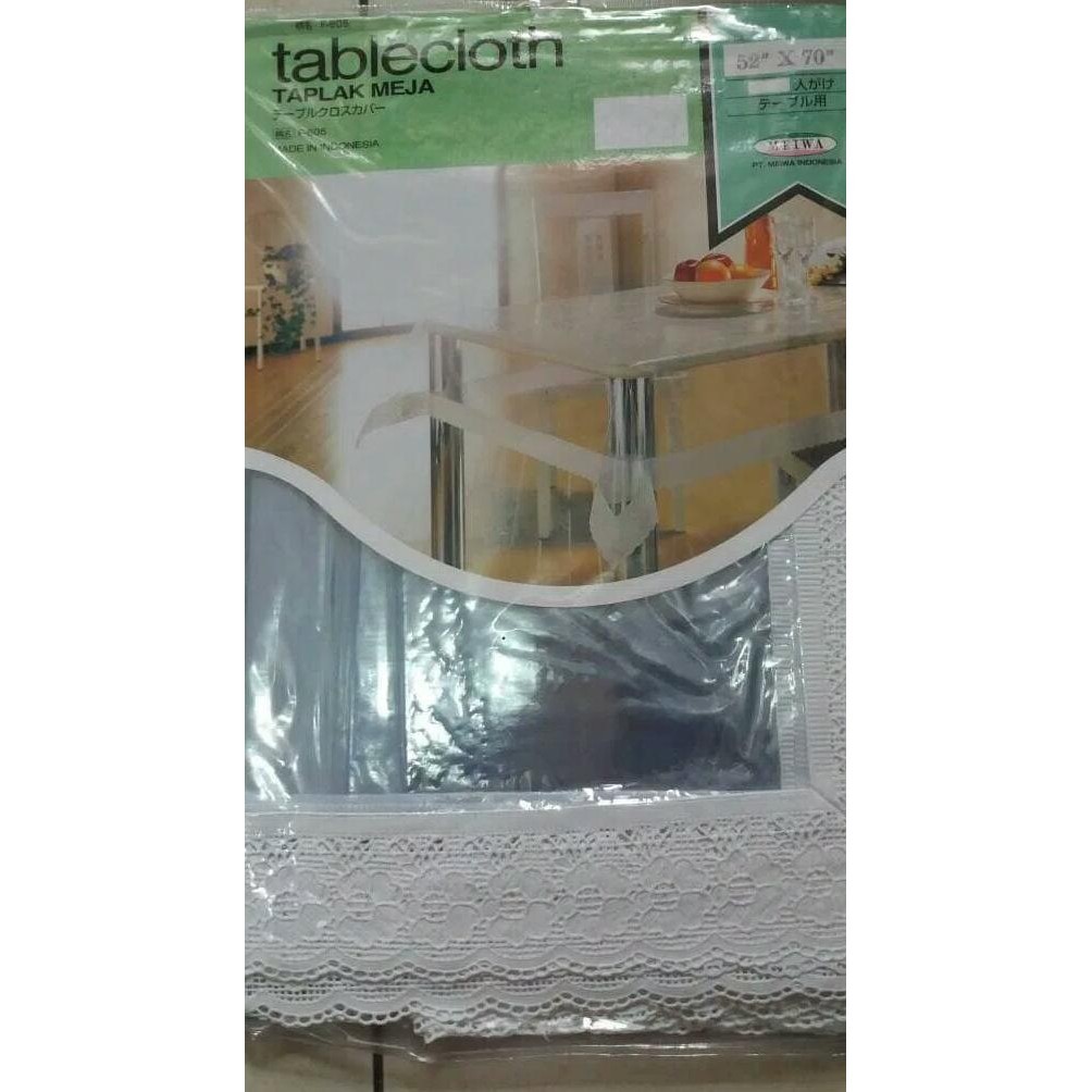 Taplak Meja Makan Bulat & Persegi Ukuran Besar 6/8 Kursi