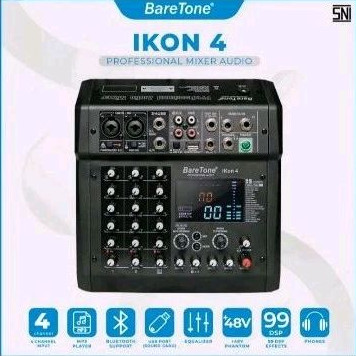 Mixer Audio BareTone IKON 4 - Professional Mixer 4 Channel