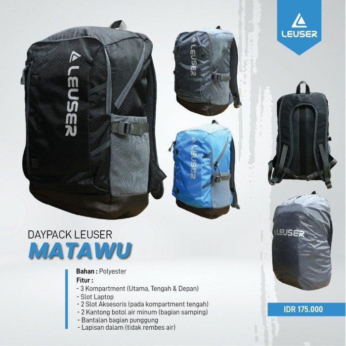 TAS RANSEL UNISEX/DAYPACK LEUSER MATAWU