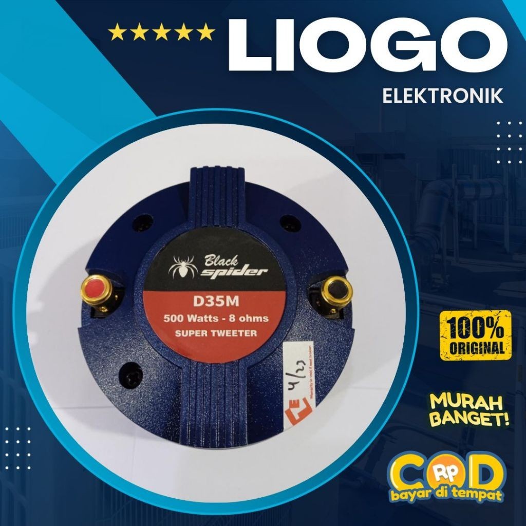 Driver Tweeter Horn Black Spider D35M 500Watt Driver Tweeter Lapangan