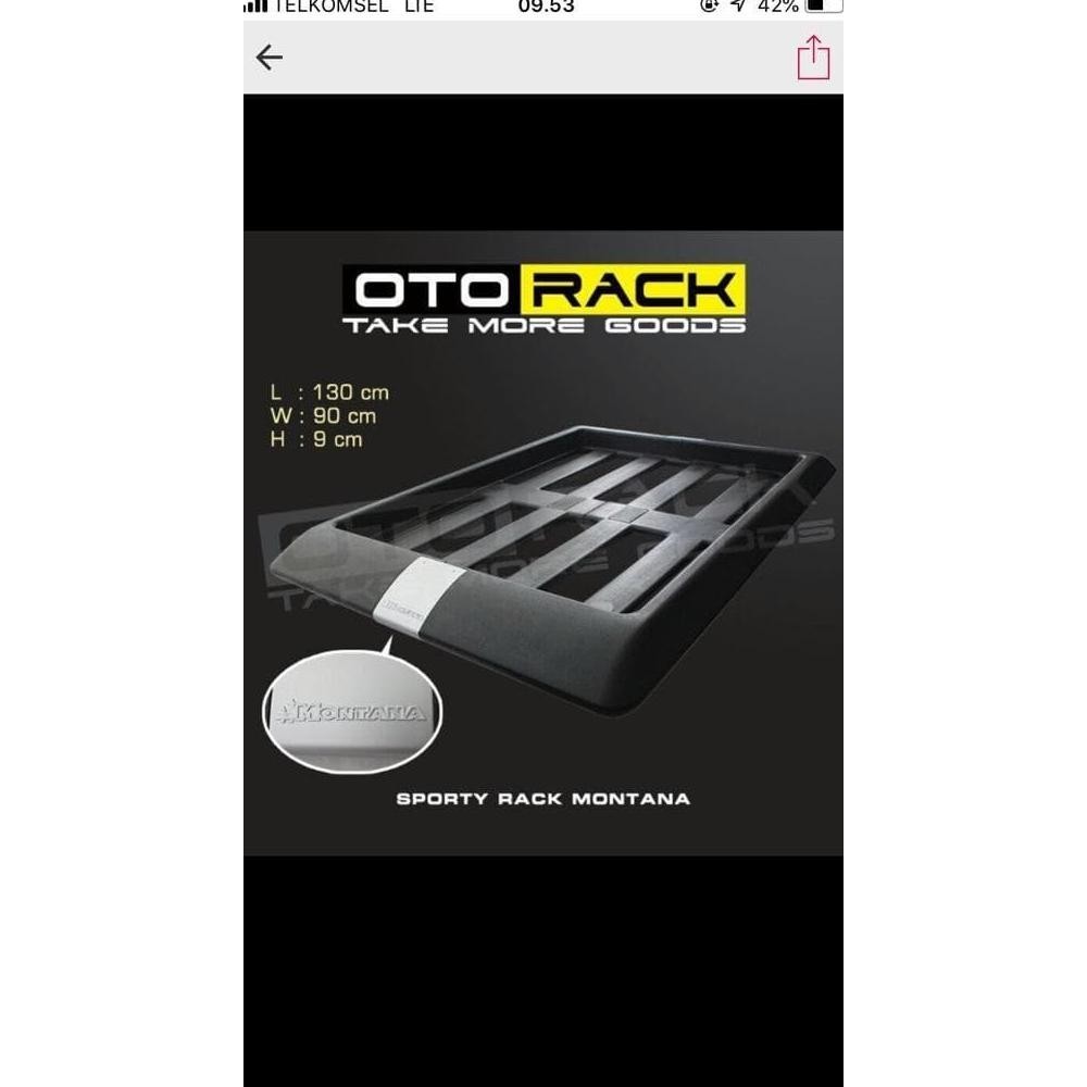 Sporty Roof Rack Premium Montana Series By Otorack Ecosport