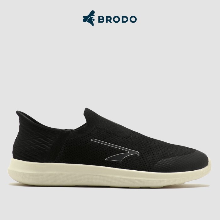 BRODO - SNEAKERS ACTIVE SLIP ON BLACK OWS