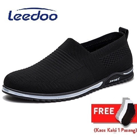 LEEDOO SEPATU SLIP ON PRIA SEPATU SANTAI KANTOR CASUAL FORMAL MR134